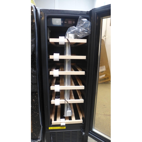 4111 - Viceroy 30cm Under Counter Wine Cooler , H870xW295xD570  - model no. WRWC30BK, Original RRP £332.50 ... 