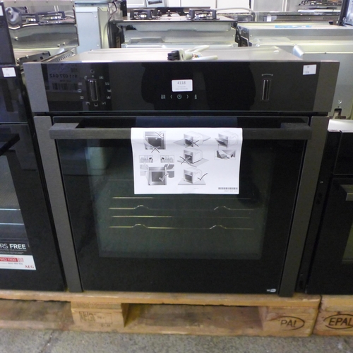 4118 - Neff N50 Pyrolytic Single Oven - Graphite - Slide & Hide H595xW594xD548 , Original RRP £965.84 inc. ... 