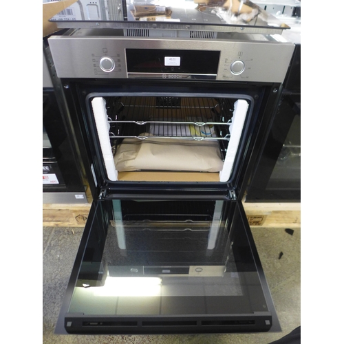 4121 - Bosch Serie 4 Single Oven, H595xW594xD548  - model no. HBS534BS0B, Original RRP £357.50 inc. vat   (... 