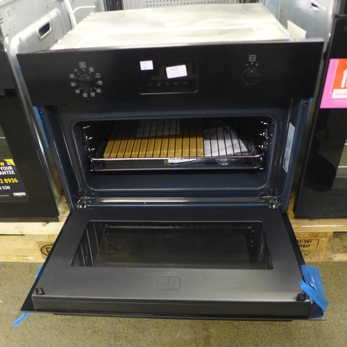 4125 - Zanussi Compact Multifunction Oven with Microwave - Black H455xW595xD567 , Original RRP £540.83 inc.... 