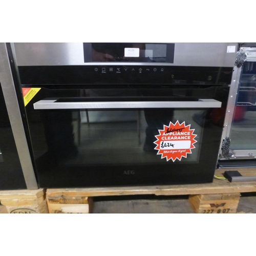 4129 - AEG Compact Combi Microwave, H455xW594xD567  - model no. KMK761000M, Original RRP £732.50 inc. vat  ... 