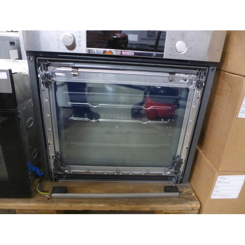 4130 - Bosch Serie 4 Pyrolytic Single Oven and AEG microwave oven ( Both Broken Door)  (454-12,95)   * This... 