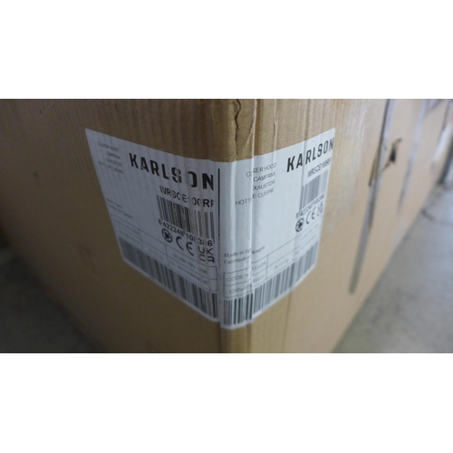 4132 - 3x Mixed Extractors inc Karlson Ceiling Hood, AEG Chimney Hood and Zanussi Chimney Cooker Hood (454-... 