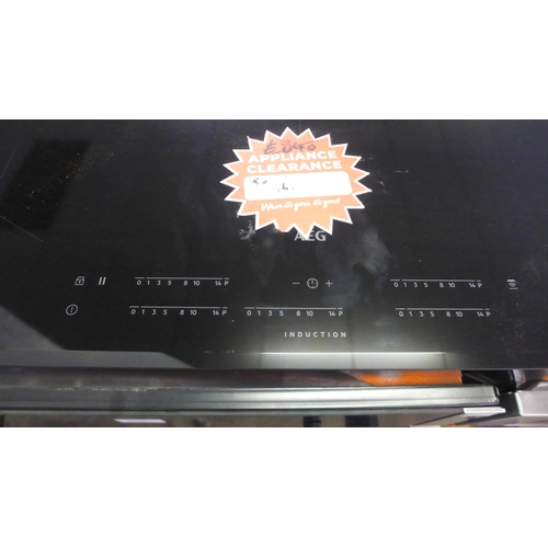 4137 - AEG 5 Zone Induction Hob, H44xW780xD520  - model no. IKE85431FB, Original RRP £674.17 inc. vat   (45... 