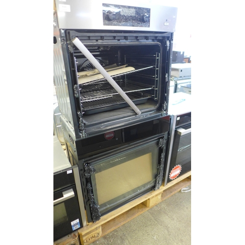 4141 - 2x Broken Cookers inc Karlson Single Pyrolytic Oven - Black and AEG Multifunction Oven (454-37,67)  ... 