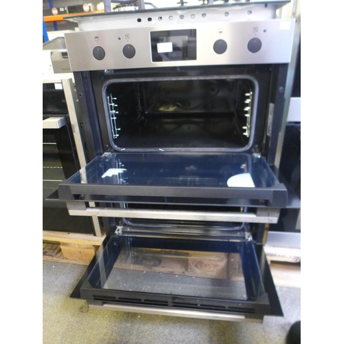 4144 - Zanussi Built in double oven - Model ZPHNL3X1 (454-232)   *  This lot is subject to vat