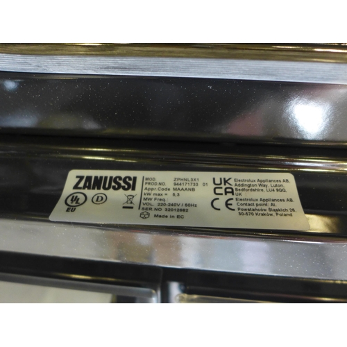 4144 - Zanussi Built in double oven - Model ZPHNL3X1 (454-232)   *  This lot is subject to vat