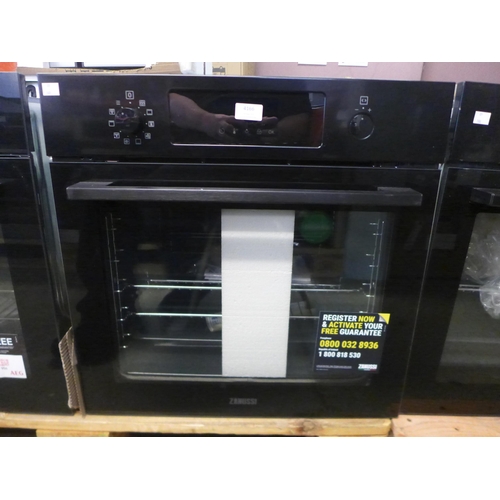 4166 - Zanussi Single Pyrolytic Oven  - Black H594xW594xD568 , Original RRP £440.84 inc. vat   (454-165)   ... 