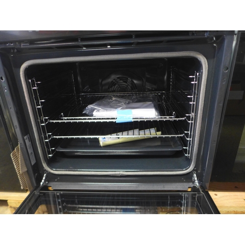 4166 - Zanussi Single Pyrolytic Oven  - Black H594xW594xD568 , Original RRP £440.84 inc. vat   (454-165)   ... 