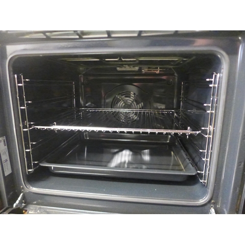 4167 - Zanussi  Single Multifunction Oven - BLACK H589xW594xD568, Original RRP £265.83 inc. vat   (454-188)... 