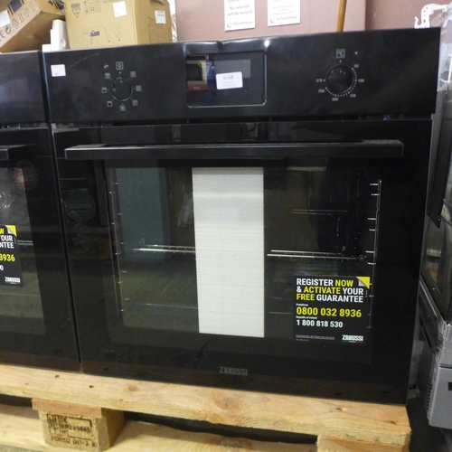 4168 - Zanussi  Single Multifunction Oven - (Damaged Casing) H589xW594xD568, Original RRP £265.83 inc. vat ... 