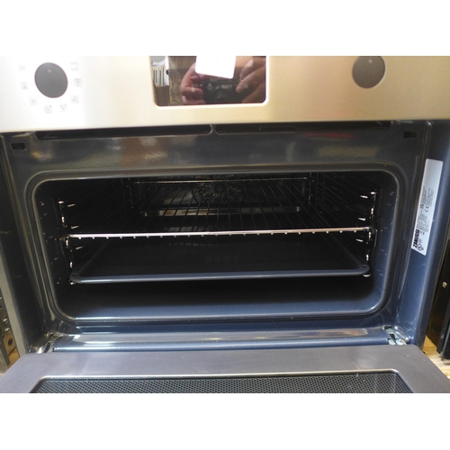 4081 - Zanussi Compact Multifunction Oven with Microwave - Stainless Steel H455xW595xD567 , Original RRP £6... 