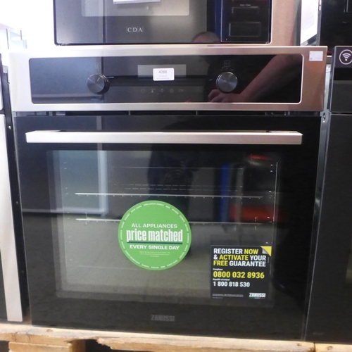 4088 - Zanussi Single Multifunction Oven with PlusSteam, H594xW594xD568 , Original RRP £382.50 inc. vat   (... 