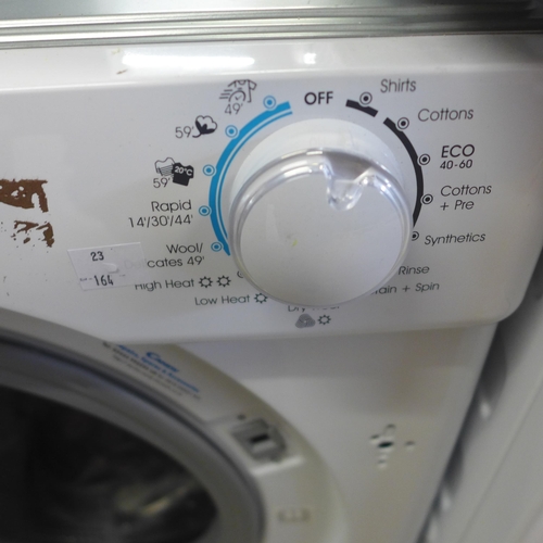 4173 - Candy Smart 9+5KG Integrated Washer Dryer,  H820xW600xD525 - model no. CBD 495D1WE, Original RRP £41... 