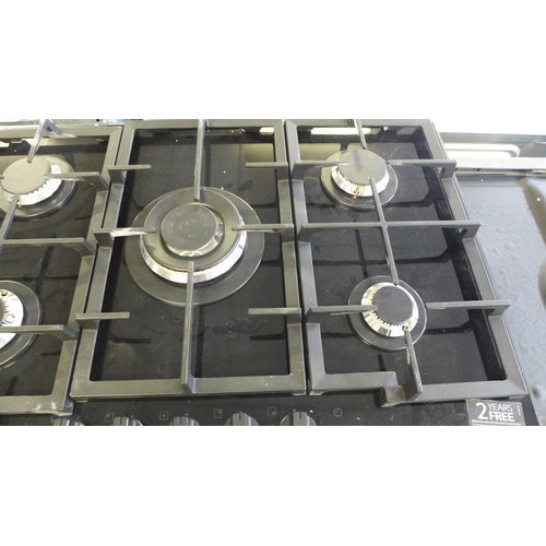 4180 - AEG  5 Burner Gas on Glass Hob, H61xW740xD510 - model no. HKB75450NB, Original RRP £474.17 inc. vat ... 