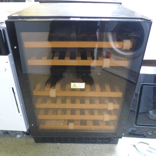 4187 - Viceroy 60cm Under Counter Wine Cooler, H870xW595xD570 - model no. WRWC60BK, Original RRP £499.17 in... 