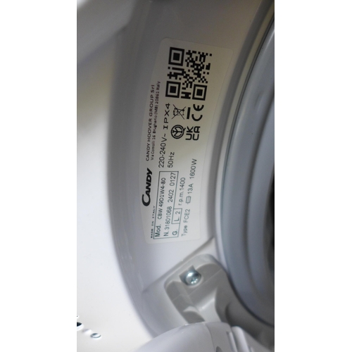 4190 - Candy Smart 9 KG Integrated Washing Machine, ( Damaged Back ) H820xW600xD530, Original RRP £390.84 i... 