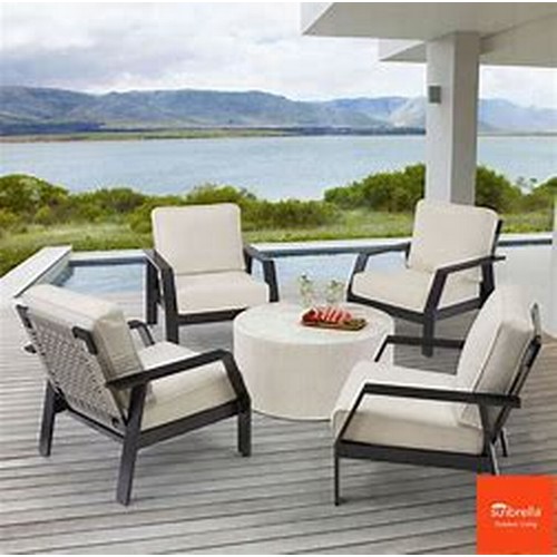 1364 - West Coast Casual Urbino 5 piece Woven Chat Set, Original RRP £1166.66 + Vat (4210-25) *This lot is ... 