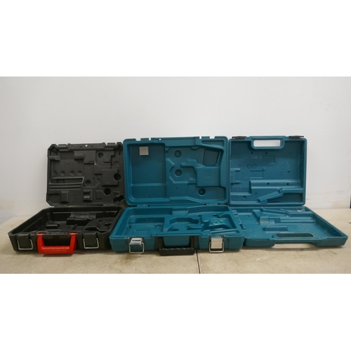 2024 - 3 assorted empty Makita tool cases