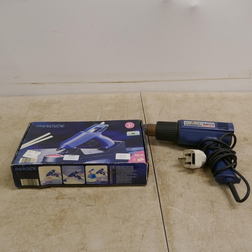 2044 - A Parkside PHKP 500 hot glue gun and a Steinel HL2002LE heat gun