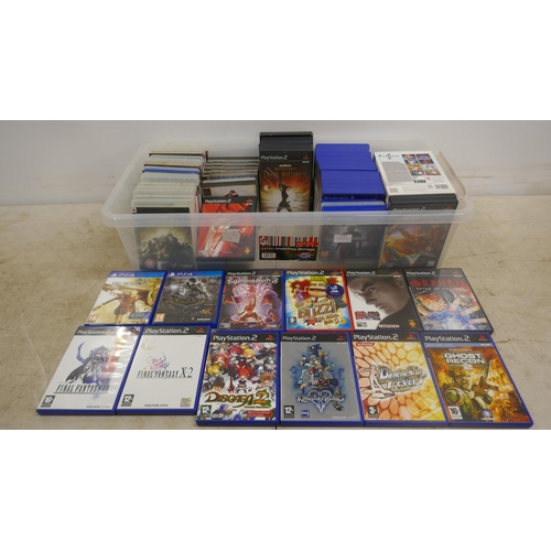 2062 - A large quantity of Playstation games for PS1, PS2 and PS3