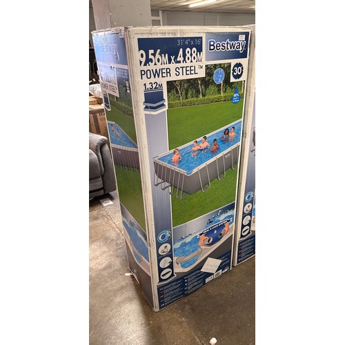 1449 - Bestway 31Ft Frame Pool, Original RRP £1124.99 + Vat (4211-9) - sealed box *This lot is subject to V... 