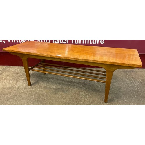 45 - A teak rectangular coffee table