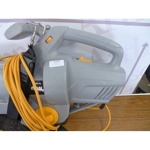 2163 - A McCulloch Trim Mac 210 petrol strimmer, a Ryobi RCT2800CB petrol strimmer and a spare strimmer att... 