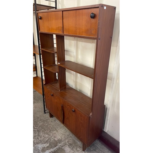 80 - A teak room divider