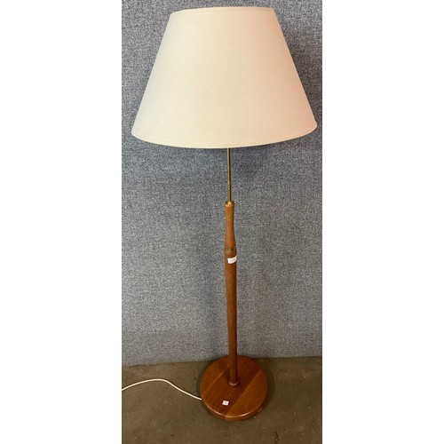 98 - A teak standard lamp