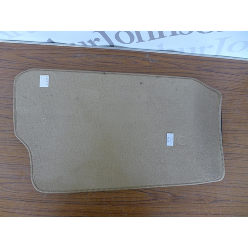 2279 - A set of beige fabric car mats