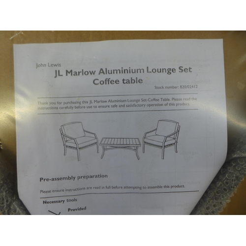 2242 - A John Lewis Marlon aluminium lounge set