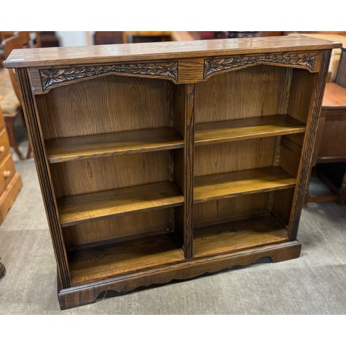 170 - An Old Charm oak open bookcase