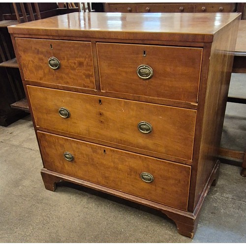 140 - A George IV mahogany chest of drawers