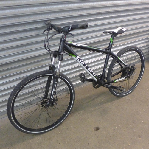 2135 - A Carrera Vulcan aluminium framed mountain bike with XCT front suspension forks, Shimano gear set an... 