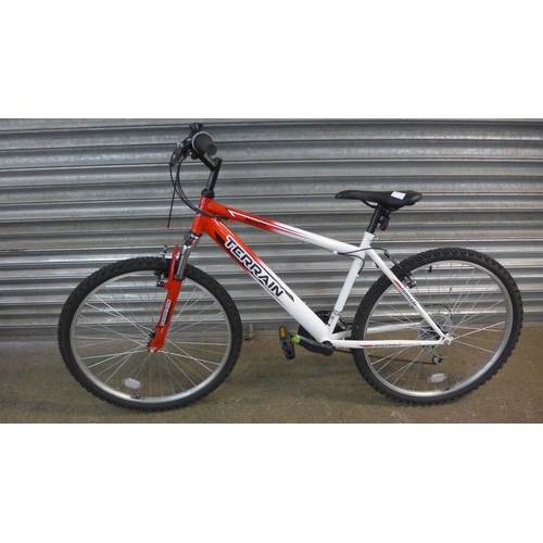 2142 - A Terrain Nevis, front suspension hardtail mountain bike - little use  * Police repossession