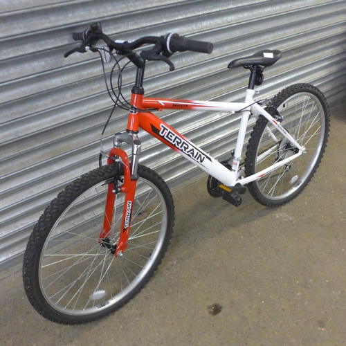 2142 - A Terrain Nevis, front suspension hardtail mountain bike - little use  * Police repossession