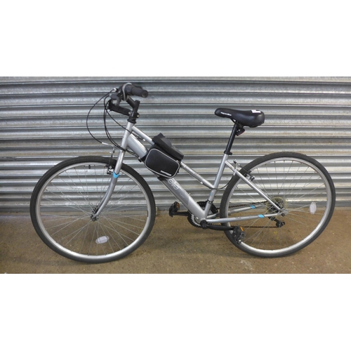 2144 - An Apollo Excelle Hybrid steel tube framed ladies bike with Shimano gear set and bike frame storage ... 