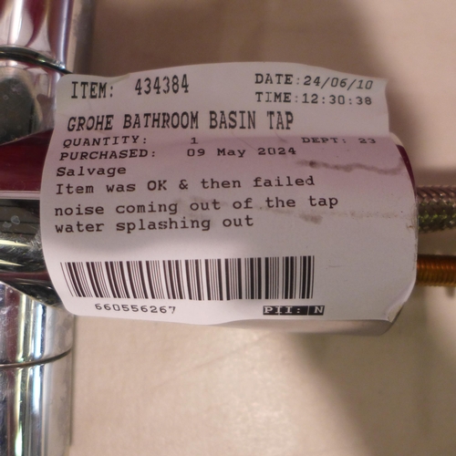 6104 - Grohe Bathroom Basin Mixer Tap  (332-369) *This lot is subject to vat