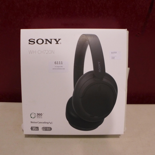 6111 - Sony Wireless Headphones, Modal Number Whch720Nb (332-309) *This lot is subject to vat