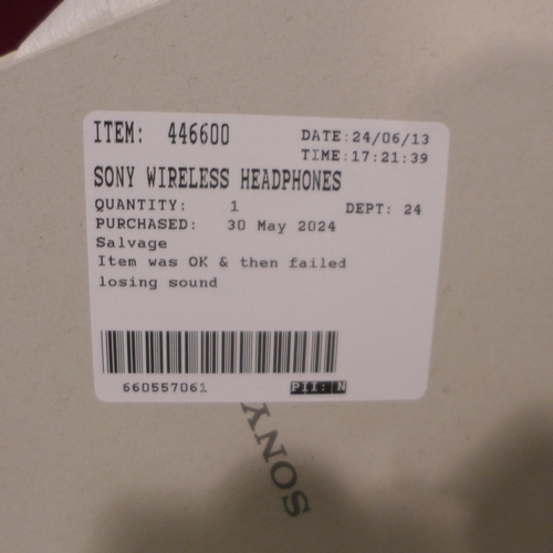 6111 - Sony Wireless Headphones, Modal Number Whch720Nb (332-309) *This lot is subject to vat