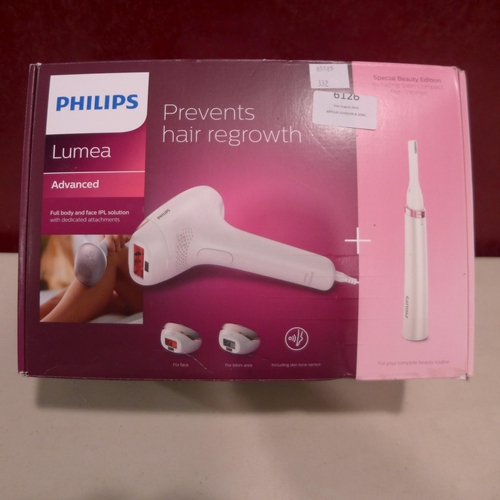 6126 - Philips Lumea Advanced Laser Hair Remover, Original RRP £249.99 + vat (332-518) *This lot is subject... 