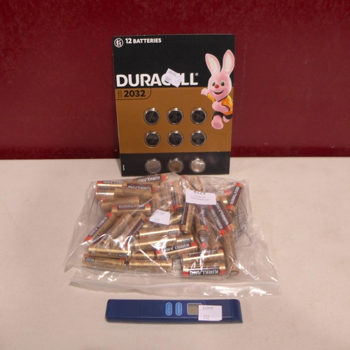 6129 - Duracell 2032 Coin Batteries, Ks AA Batteries   (332-162,260) *This lot is subject to vat