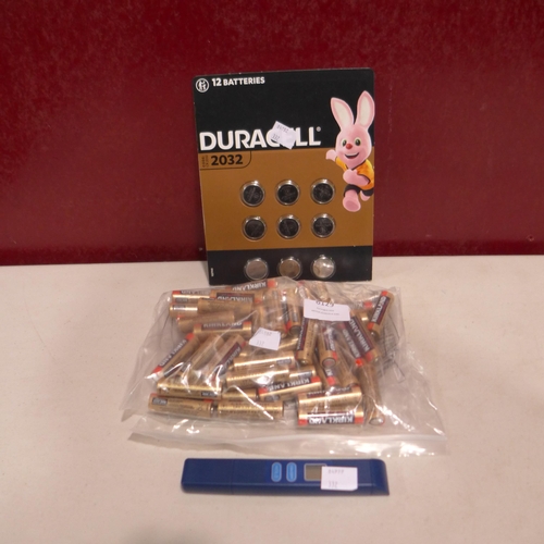 6129 - Duracell 2032 Coin Batteries, Ks AA Batteries   (332-162,260) *This lot is subject to vat