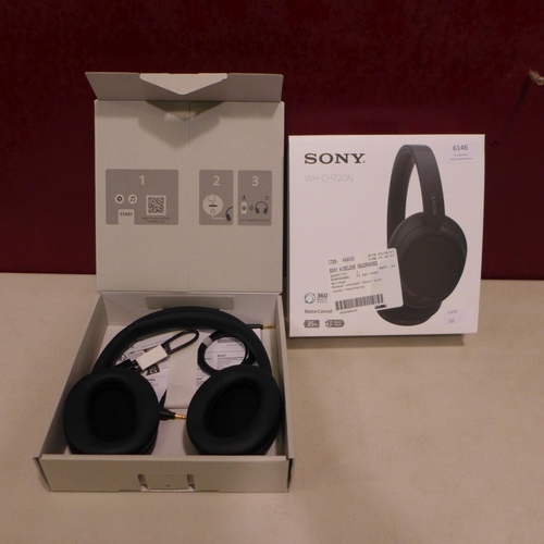 6146 - Sony Wireless Headphones, Modal Number Whch720Nb (332-197) *This lot is subject to vat