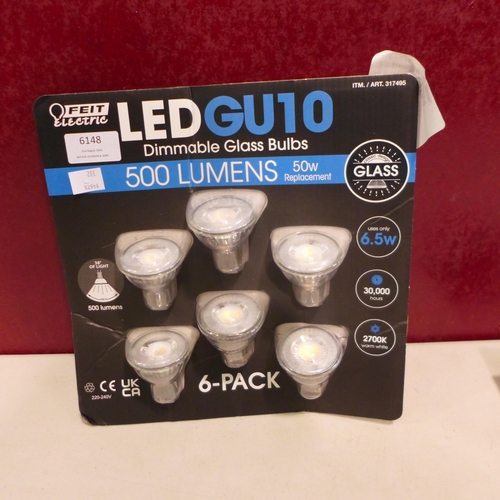 6148 - Feit Gu10 Glass Dimmable Bulbs, Olay Retinol 24HR Night Cream  (332-77,103) *This lot is subject to ... 