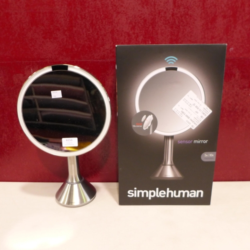 6153 - Simplehuman Sensor Mirror , Original RRP £99.99 + vat (332-408) *This lot is subject to vat