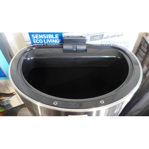 6003 - 47L Eko Semi Round Bin (Damaged Lid)  (332-112) *This lot is subject to vat