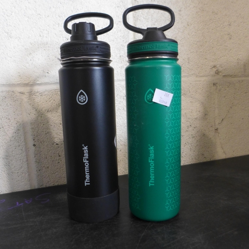 6011 - Two Thermoflasks, Two Reduce Flasks, Two Zulu bottles and an Ello water bottle (332-97,98,105,108) *... 