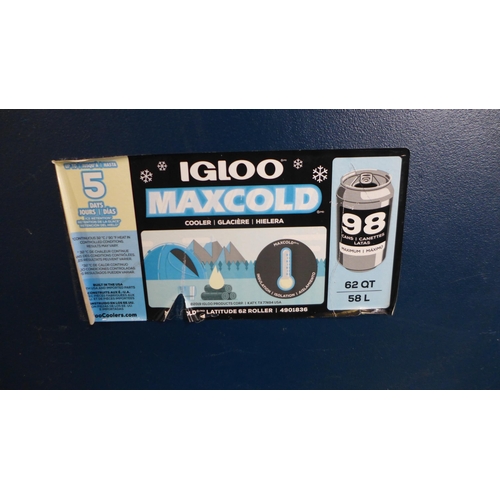 6015 - Igloo 62Qt Wheeled Cooler (Damaged Handle)  (332-104) *This lot is subject to vat